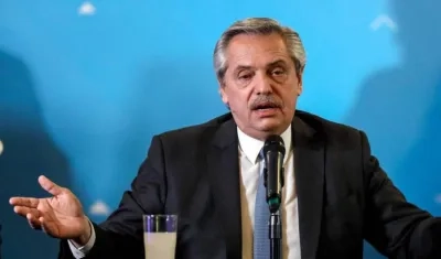 El presidente de Argentina, Alberto Fernández.