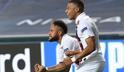 Neymar y Mbappé.