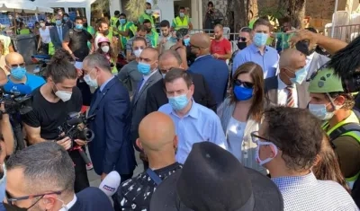 Subsecretario de Asuntos Políticos de EE.UU., David Hale, durante su visita al Líbano.