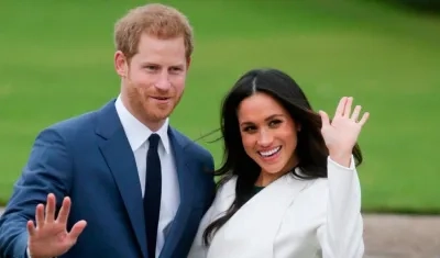 El príncipe Enrique y la duquesa de Sussex, Meghan Markle.