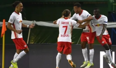 La celebración del conjunto alemán.