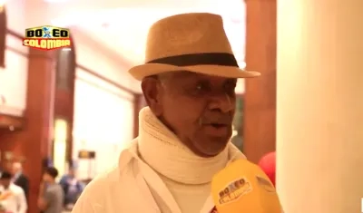 Exboxeador Bernardo Caraballo.