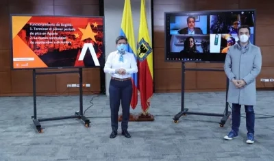 La alcaldesa Claudia López.