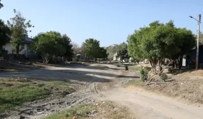 Aspecto de la vereda Caño Negro.