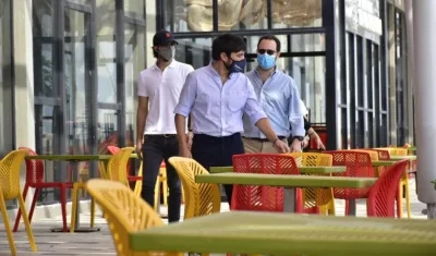 El Alcalde de Barranquilla, Jaime Pumarejo.