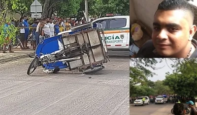 Lugar de los hechos y Jesús Armando Aguirre Hurtado.