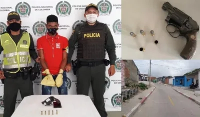 Yeison Javier Heredia De La Cruz y lugar de los hechos.