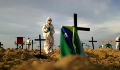 Brasil sigue siendo el país más afectado por la pandemia en Sudamérica.