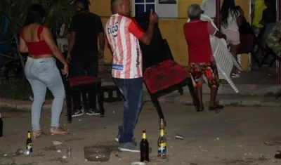 Una fiesta desmantelada en Malambo.