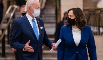 Joe Biden y Kamala Harris, fórmula presidencial demócrata.