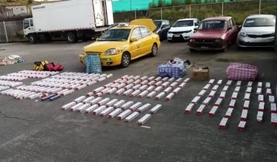 Explosivos con destino a Colombia