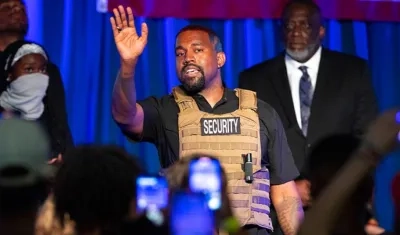 El rapero Kanye West.