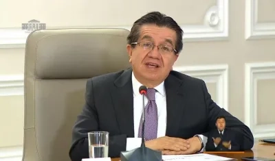 Ministro de Salud, Fernando Ruíz.