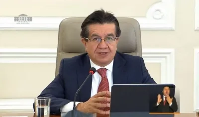 Ministro de Salud, Fernando Ruíz.