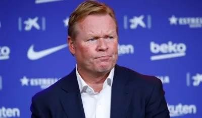 Ronald Koeman, técnico del Barcelona.