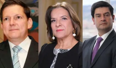 Wilson Ruiz, Margarita Cabello y Juan Carlos Cortés, la terna para la Procuraduría.