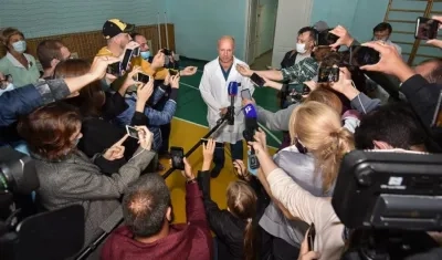 el subdirector del Hospital de Urgencias Nº 1 de Omsk, Nikolái Kalinichenko.