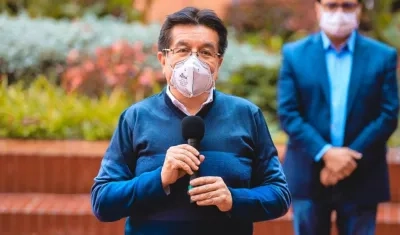 El Ministro de Salud, Fernando Ruiz.