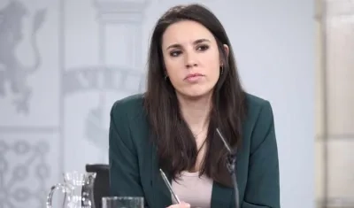 La ministra española de Igualdad, Irene Montero.