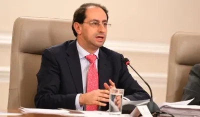 El Ministro de Comercio, José Manuel Restrepo.
