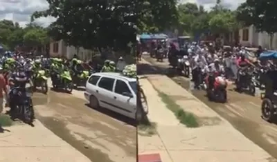 Multitudinario sepelio del alcalde de Repelón