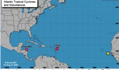 El nombre que le corresponde al huracán en la lista de este año es el de Laura.