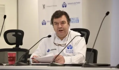 El defensor del Pueblo, Carlos Negret.