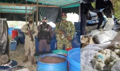 El laboratorio estaba en Nariño.