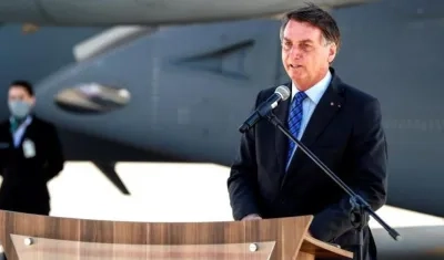 El presidente brasileño, Jair Bolsonaro.