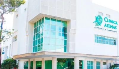 Sede de la Clínica Atenas en el norte de Barranquilla.