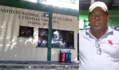 El cuerpo de Eusebio Manuel Sarmiento Egea fue llevado a Medicina Legal.