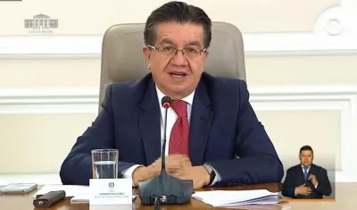 Ministro de Salud, Fernando Ruíz.
