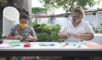 Las artesanas soledeñas aprovecharon este programa impulsado por la Alcaldía. 