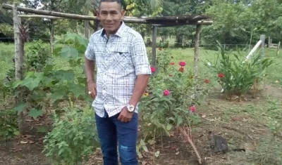 El líder social Edis Manuel Caré Pérez.