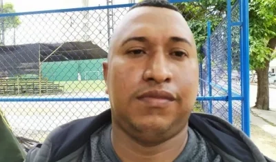 Stevenson Pacheco Borrero tras ser capturado en la calle 72 con carrera 56.