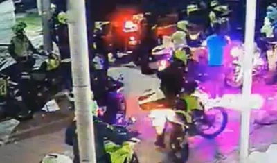 Trifulca en el barrio Lipaya.