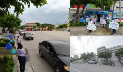 Imágenes del reencuentro.