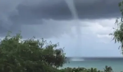 Tromba Marina en Puerto Colombia.