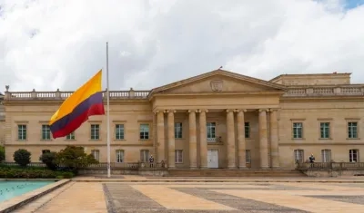 Casa de Nariño, donde se labora el Presidente de la República.