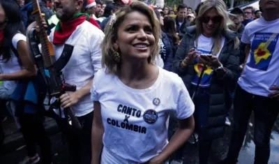 La cantante Adriana Lucía.