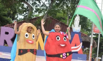 Personajes de la jornada en Baranoa.