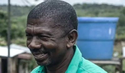 El líder social Temístocles Machado.