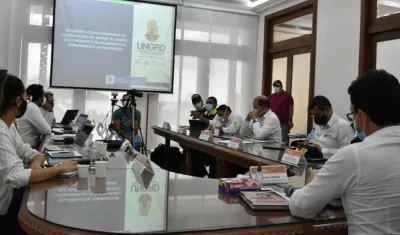 Reunión del Consejo Departamental de Gestión del Riesgo de Desastres.