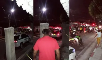 Imágenes tras la balacera en La Manga.