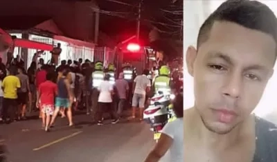 Maikey Enrique Gómez Castro fue baleado en este sector del barrio La Manga.