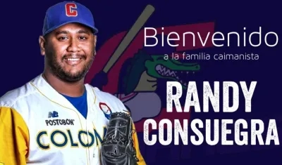 El lanzador Randy Consuegra.