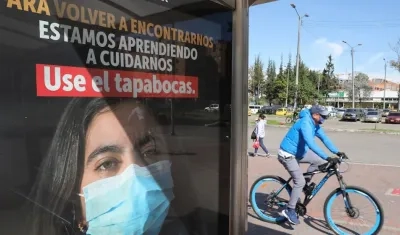 El uso del tapabocas es obligatorio en Colombia.