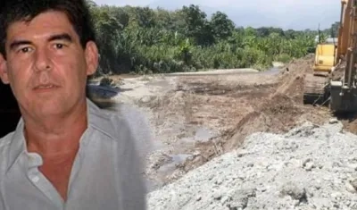 Juez ordenó a empresa de Álvaro Cotes que saque las maquinarias del río Córdoba. 