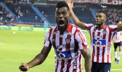 Miguel Ángel Borja, delantero de Junior.