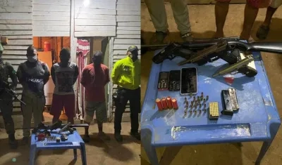 Víctor Alfonso Pacheco, alias ‘Conejo’, fue capturado junto a dos hombres más.